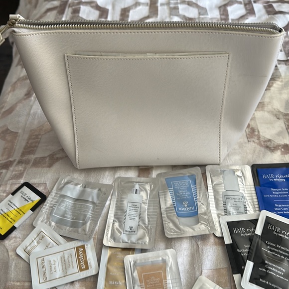 [NEW] Sisley leather makeup bag with 20 pieces of luxury samples - Picture 5 of 8